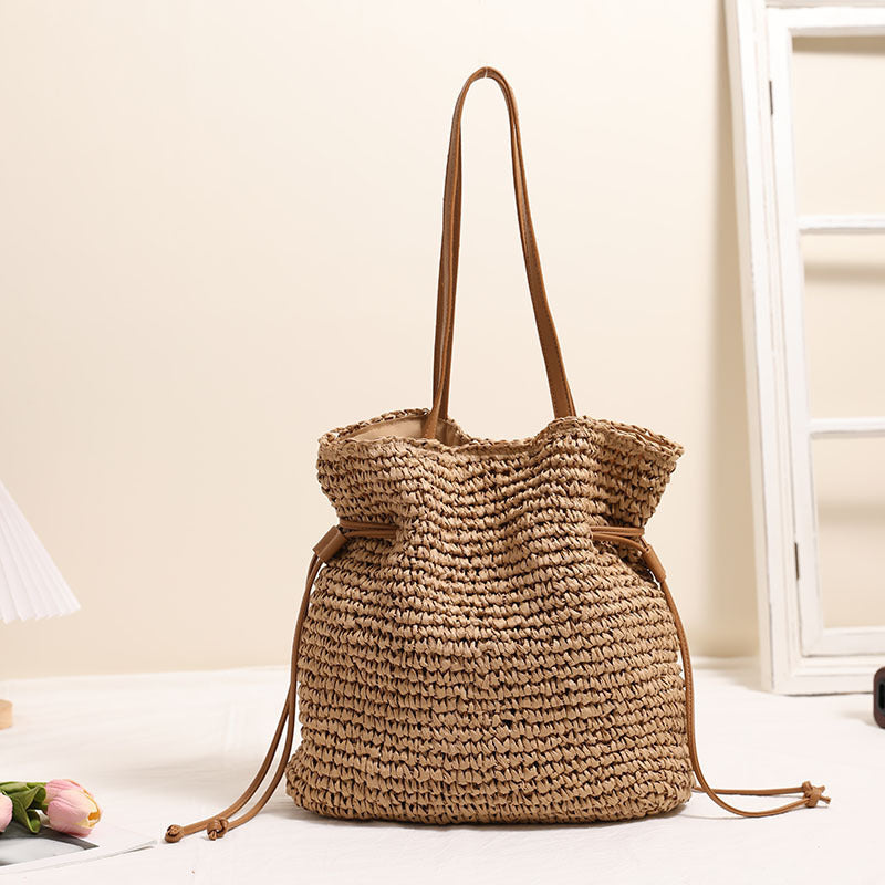 Large Capacity Straw Bag